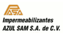 logo Impermeabilizantes Azul Sam