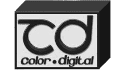 logo de imprenta color digital cd